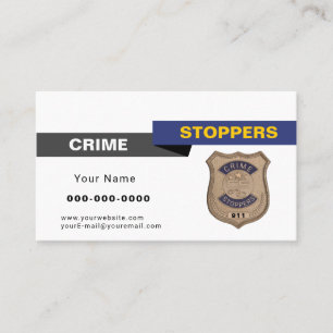 Visitenkarte für Kriminalstopper