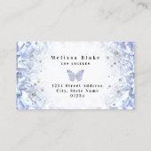 Visitenkarte für Kristallschmetterlinglogo (Rückseite)