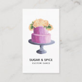 Visitenkarte für Kuchen/Backwaren (Vorderseite)