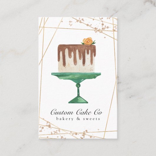 Visitenkarte für Kuchen/Backwaren (Vorderseite)
