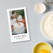 Visitenkarte für Kuchen/Backwaren