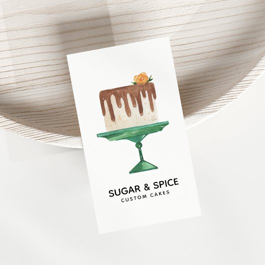 Visitenkarte für Kuchen/Backwaren