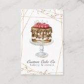 Visitenkarte für Kuchen/Backwaren (Vorderseite)