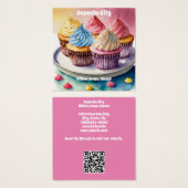 Visitenkarte für Kuchen oder Backwaren (Vorne & Hinten)