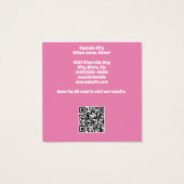 Visitenkarte für Kuchen oder Backwaren (Rückseite)