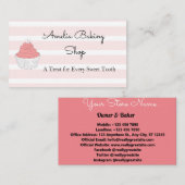Visitenkarte für Kuchenbackwaren (Vorne/Hinten)