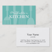 Visitenkarte für Küchengeräte (Vorne/Hinten)