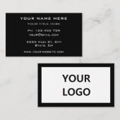 Visitenkarte für kundenspezifische Firmenlogos - I (Vorne/Hinten)