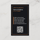 Visitenkarte für künstliche Intelligenz (Rückseite)