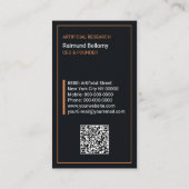 Visitenkarte für künstliche Intelligenz (Rückseite)