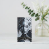 Visitenkarte für künstliche Intelligenz (Stehend Vorderseite)