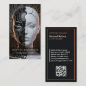 Visitenkarte für künstliche Intelligenz (Vorne/Hinten)