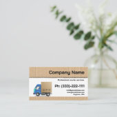 Visitenkarte für Kurierdienste (Stehend Vorderseite)