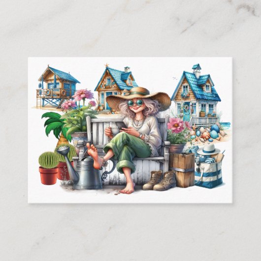 Visitenkarte für Küstengebiete (Vorderseite)