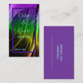 Visitenkarte für lebendige Farbbereiche 2 Terminkarte (Vorne/Hinten)