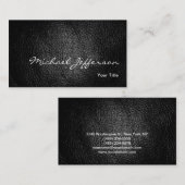 Visitenkarte für Ledereffektberater (Vorne/Hinten)