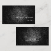 Visitenkarte für Ledereffektberater (Vorne/Hinten)