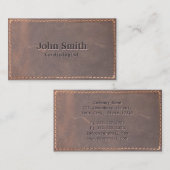 Visitenkarte für Lederkardiologen (Vorne/Hinten)