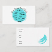 Visitenkarte für Lehrer (Vorne/Hinten)