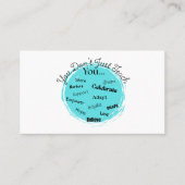 Visitenkarte für Lehrer (Vorderseite)