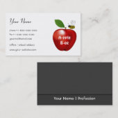 Visitenkarte für Lehrer (Vorne/Hinten)