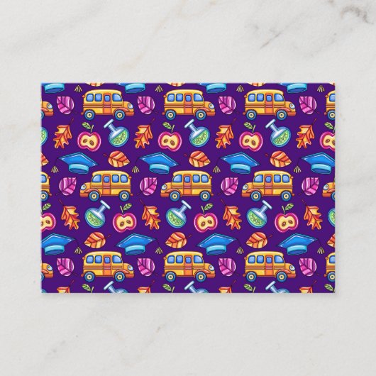 Visitenkarte für Lehrer (Vorderseite)