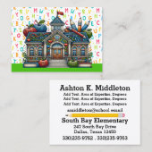 Visitenkarte für Lehrer (Vorne/Hinten)