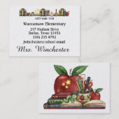 Visitenkarte für Lehrer (Vorne/Hinten)