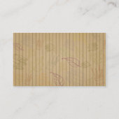 Visitenkarte für Lehrer (Rückseite)