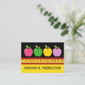 Visitenkarte für Lehrer (Stehend Vorderseite)