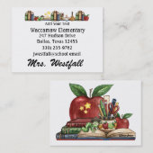 Visitenkarte für Lehrkräfte durch SRF (Vorne/Hinten)