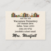 Visitenkarte für Lehrkräfte durch SRF (Rückseite)