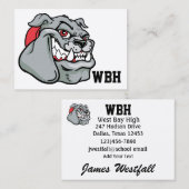 Visitenkarte für Lehrkräfte - Siehe Rückseite - SR (Vorne/Hinten)