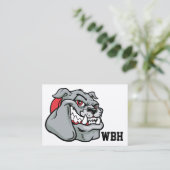 Visitenkarte für Lehrkräfte - Siehe Rückseite - SR (Stehend Vorderseite)