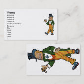 Visitenkarte für Leprasonen (Vorne/Hinten)