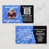 Visitenkarte für Life Saver (Vorne/Hinten)