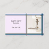 Visitenkarte für lila Schneidemaschine (Vorderseite)