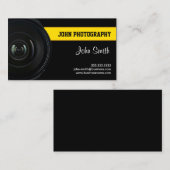 Visitenkarte für Linsen und Gelbgürtel (Vorne/Hinten)