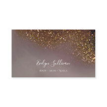 Visitenkarte für liquide Glitzer
