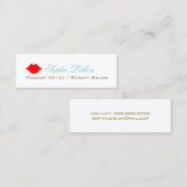 Visitenkarte für Makeup-Künstler (Vorne/Hinten)