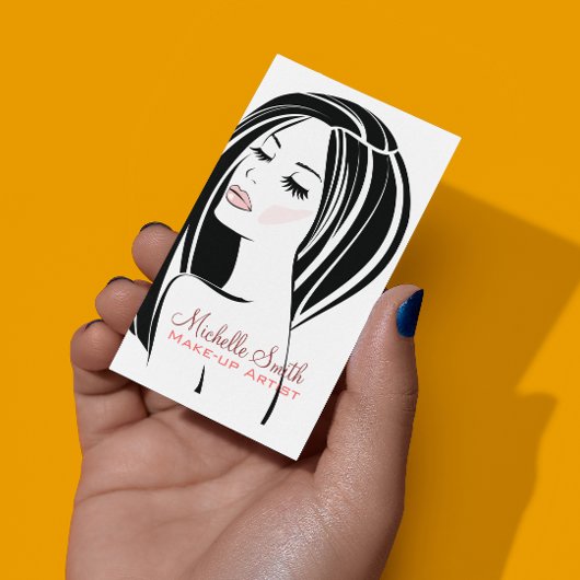 Visitenkarte für Makeup-Künstlerin