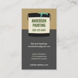 Visitenkarte für Maler