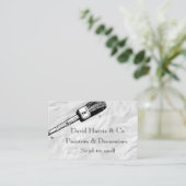 Visitenkarte für Maler und Dekorateure (Stehend Vorderseite)