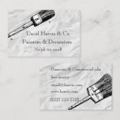 Visitenkarte für Maler und Dekorateure (Vorne/Hinten)