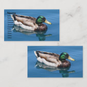 Visitenkarte für männliche Ducks (Vorne/Hinten)