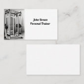 Visitenkarte für Maschinen (Vorne/Hinten)