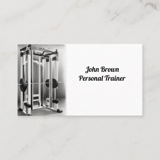 Visitenkarte für Maschinen (Vorderseite)