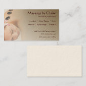 Visitenkarte für Massagetherapeuten (Vorne/Hinten)