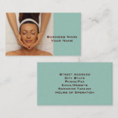 Visitenkarte für Massagetherapeuten (Vorne/Hinten)