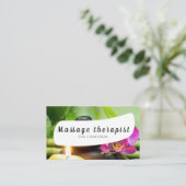 Visitenkarte für Massagetherapeuten (Stehend Vorderseite)
